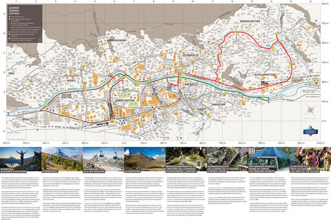 Street map of Zermatt
