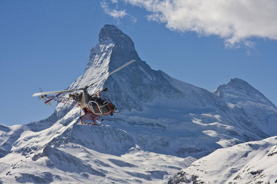 Im 360°-Video dabei sein und das Matterhorn aus der Nähe sehen.