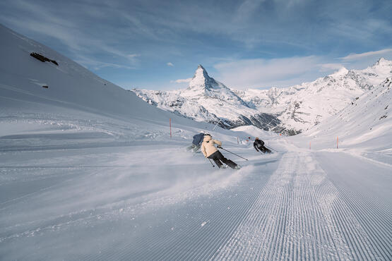 The international ski resort offers a total of 350 kilometres of runs