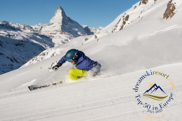 Dreamskiresort.com a élu Zermatt meilleure station de montagne de Suisse.