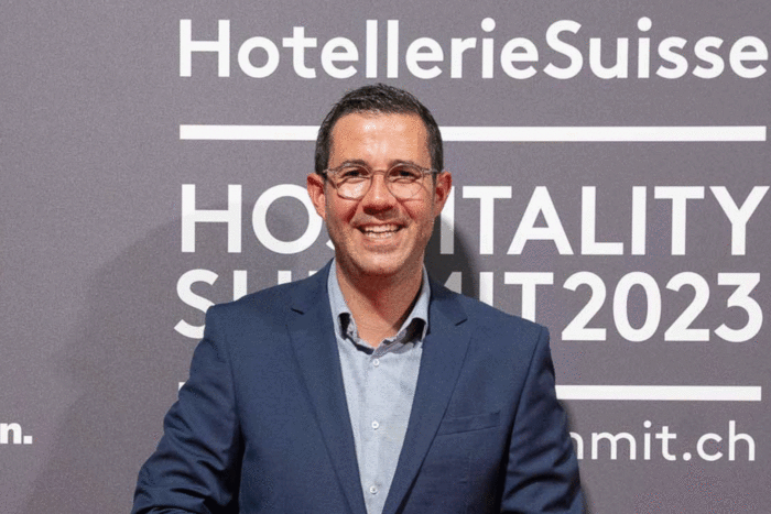 Christian Eckert lors de l’Hospitality Summit 2023 