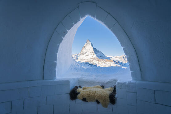 Ouverture à partir du 22 décembre 2021: l’igloo «Home of Winter» à Zermatt