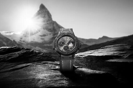 The latest watch in the Hublot range: The Big Bang All Black Zermatt