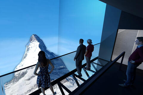 «Zooom the Matterhorn» on the Gornergrat (1)