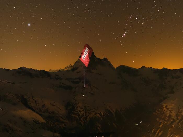 Zermatt Matterhorn Schweiz 4505M Letrero de Metal Placa de Metal Signo de Arqueado Metal Tin Sign 20 X 30CM 