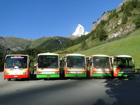 Les e-bus de Zermatt fêtent leur 30ème anniversaire