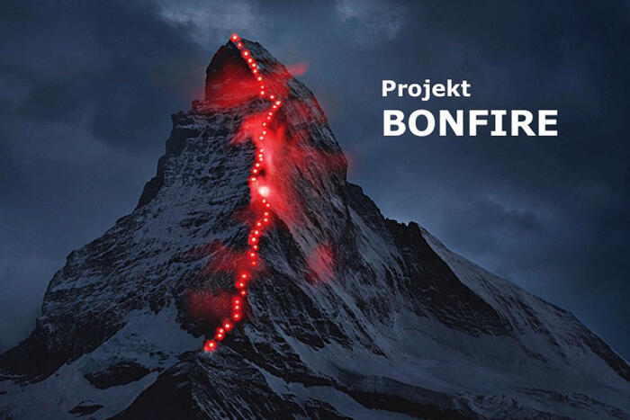 Das Projekt wird unter dem Namen «Bonfire» (zu Deutsch Freudenfeuer oder Höhenfeuer) lanciert.